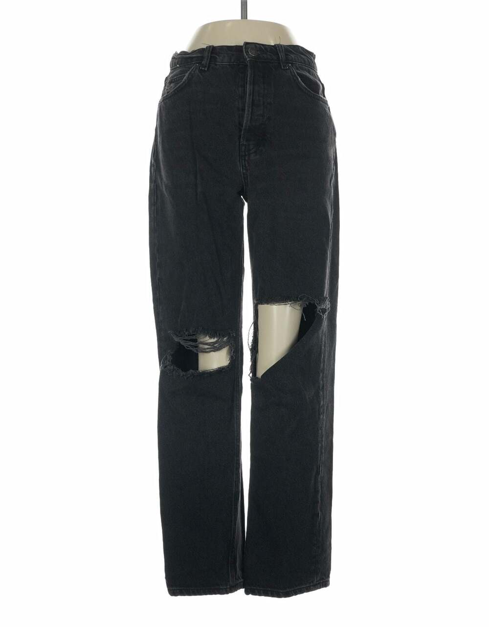 Reformation Cynthia High Rise Straight Ripped Jeans Size 25